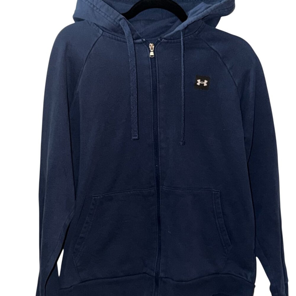 NAVY UNDER ARMOUR FULL ZIP UP